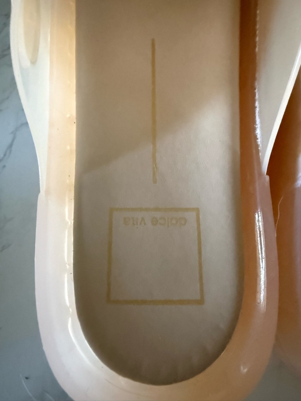 NEW IN BOX: Dolce Vita Julio Sandals, Praline Vinyl Double-Buckle Slide Sandals - Picture 7 of 11